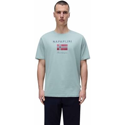 Napapijri Sese T-shirt med kort ärm grön, Green Mil G1x, XL Napapijri Sese T-shirt med kort ärm grön, Green Mil G1x, XL