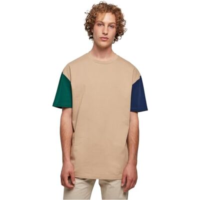 Urban Classics Herr ekologisk överdimensionerad färgblock t-shirt enfärgad beige, L, Unionbeige, L Urban Classics Herr ekologisk överdimensionerad färgblock t-shirt enfärgad beige, L, Unionbeige, L