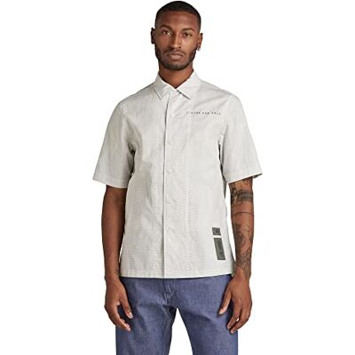 G-STAR RAW Herr Hawaii Commando s skjorta, Flerfärgad (Dk Black/White Jacquard D120-d143), S G-STAR RAW Herr Hawaii Commando s skjorta, Flerfärgad (Dk Black/White Jacquard D120-d143), S