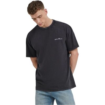 Urban Classics Herr överdimensionerad liten broderi t-shirt svart, 4XL, svart, 4XL Urban Classics Herr överdimensionerad liten broderi t-shirt svart, 4XL, svart, 4XL