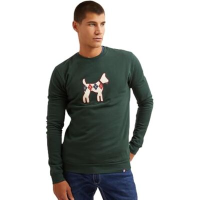 WILLIOT Doggy tröja för män, Bottle Green, XXL WILLIOT Doggy tröja för män, Bottle Green, XXL