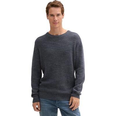 TOM TAILOR herrtröja, 36939 – Stormy Blue Spacedye, S TOM TAILOR herrtröja, 36939 – Stormy Blue Spacedye, S