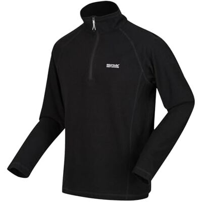 Regatta Herr Sweatshirt Léger À Rayures Mi-Zippées Montes, Ash, L Regatta Herr Sweatshirt Léger À Rayures Mi-Zippées Montes, Ash, L