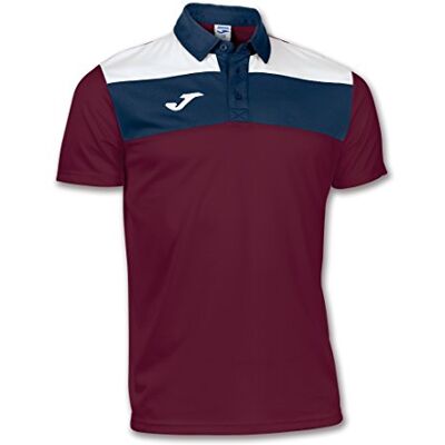 Joma Polo – Crew Red M/C för män, unisex vuxen, POLO CREW ROJO M/C, röd – 600 Wine 650 4XS Joma Polo – Crew Red M/C för män, unisex vuxen, POLO CREW ROJO M/C, röd – 600 Wine 650 4XS