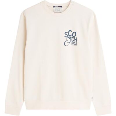Scotch & Soda Left Chest Konstverk Sweatshirt Scotch & Soda Left Chest Konstverk Sweatshirt