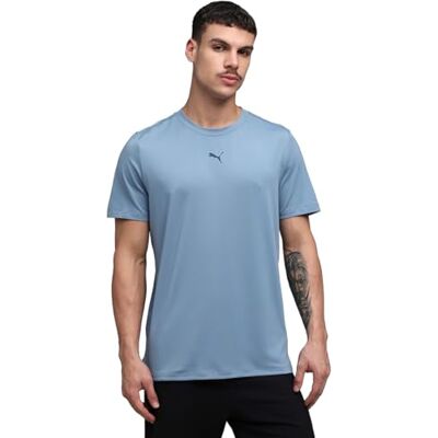 PUMA M CLOUDSPUN märkes-T-tröja cool blå PUMA M CLOUDSPUN märkes-T-tröja cool blå