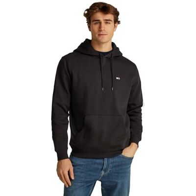 Tommy Jeans herr TJM REG S FLAG FLEECE HOODIE DM0DM20742BDS007 dragkedja genom huvtröja, svart (svart), XXXL, svart (svart), 3XL stor Tommy Jeans herr TJM REG S FLAG FLEECE HOODIE DM0DM20742BDS007 dragkedja genom huvtröja, svart (svart), XXXL, svart (svart), 3XL stor