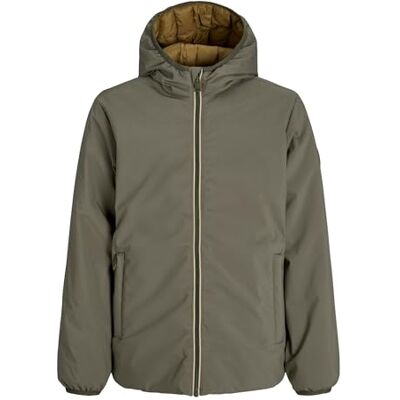 JACK & JONES Jjebrook Vändbar jacka Sn, OLIVNATT, XL JACK & JONES Jjebrook Vändbar jacka Sn, OLIVNATT, XL