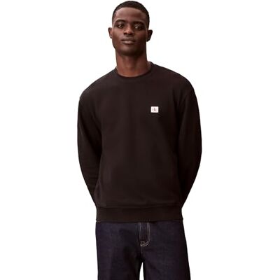 Calvin jeans herr 400GSM TRRY BDG CRWN LV04RC273G tröjor, svart (svart), S, svart (svart), S Calvin jeans herr 400GSM TRRY BDG CRWN LV04RC273G tröjor, svart (svart), S, svart (svart), S