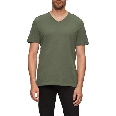 s.Oliver T-shirt för män, Grön 7940, S s.Oliver T-shirt för män, Grön 7940, S