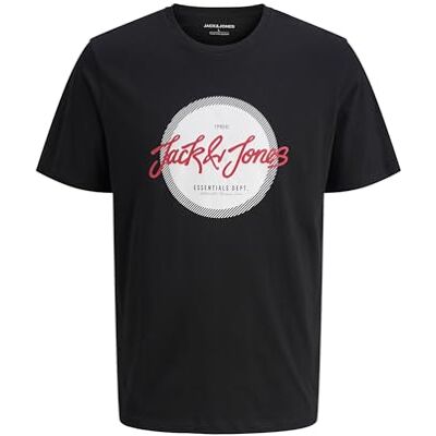 JACK & JONES Jjurban Tee Ss Crew Neck, svart, M JACK & JONES Jjurban Tee Ss Crew Neck, svart, M