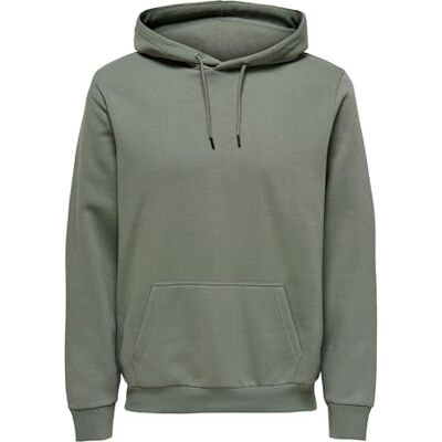 Only & Sons Huvtröja för män ONSCERES sweatshirt, Castor Gray, XL Only & Sons Huvtröja för män ONSCERES sweatshirt, Castor Gray, XL