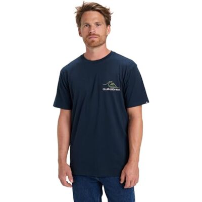 Quiksilver Lätt vågor SS kortärmad T-shirt svart XS Quiksilver Lätt vågor SS kortärmad T-shirt svart XS