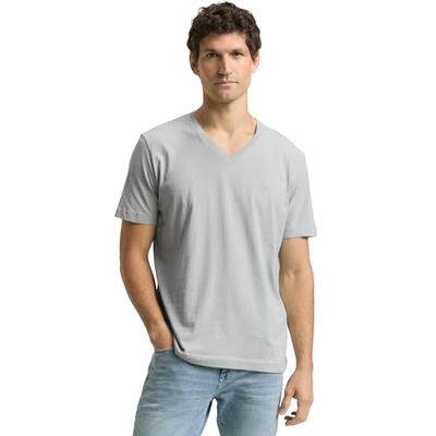 TOM TAILOR T-shirt för män, 12792 – Soft Greyish Green, M TOM TAILOR T-shirt för män, 12792 – Soft Greyish Green, M