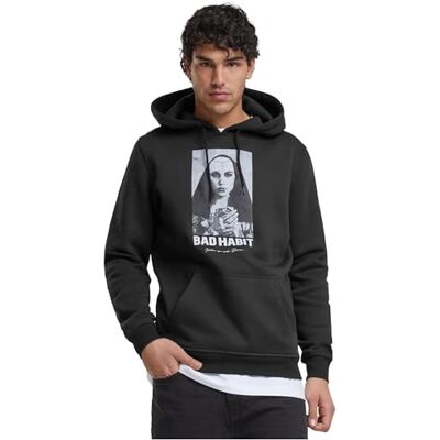 Tee Herr Bad Habit hoodie svart XS huvtröja sweatshirt, svart, XS Tee Herr Bad Habit hoodie svart XS huvtröja sweatshirt, svart, XS