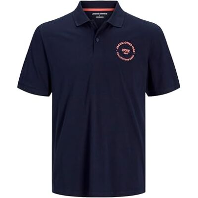 JACK & JONES Herr Jjsimon Polo Ss skjorta, Sky Captain, S, Sky Captain, S JACK & JONES Herr Jjsimon Polo Ss skjorta, Sky Captain, S, Sky Captain, S