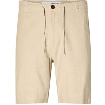 SELECTED HOMME SELETED HOMME Herr slhregular-brody-shorts Noos linnebyxor, incense/detalj: blandad W. havregryn, L SELECTED HOMME SELETED HOMME Herr slhregular-brody-shorts Noos linnebyxor, incense/detalj: blandad W. havregryn, L