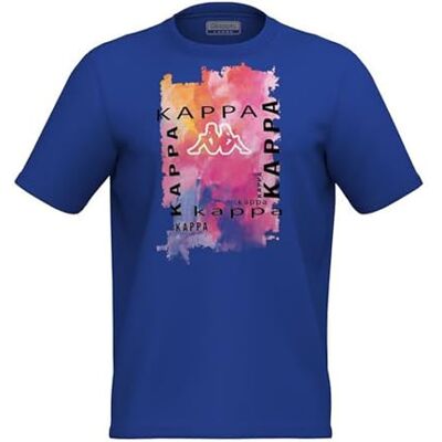 Kappa Dareto bekväm och snygg teknisk t-shirt, marinblå och kromgul, storlek 10Y Kappa Dareto bekväm och snygg teknisk t-shirt, marinblå och kromgul, storlek 10Y