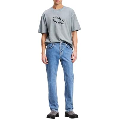 KARL LAGERFELD JEANS , Herr, Rak Denim, Rak Ben, Blå, 2830 KARL LAGERFELD JEANS , Herr, Rak Denim, Rak Ben, Blå, 2830