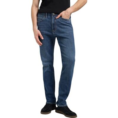 Lee Slim Fit MVP-jeans för män, Astro blå, 40W / 32L Lee Slim Fit MVP-jeans för män, Astro blå, 40W / 32L