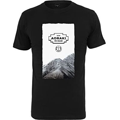Tee T-shirt för män Aoraki, svart, M Tee T-shirt för män Aoraki, svart, M