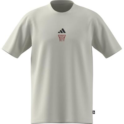 adidas Mezczyzni ANX HOOP GRAPHIC T-SHIRT, off white, L adidas Mezczyzni ANX HOOP GRAPHIC T-SHIRT, off white, L
