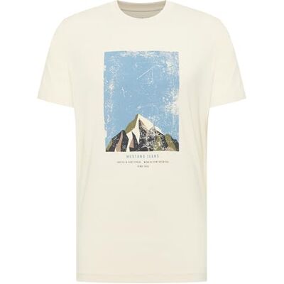 MUSTANG Herr stil Austin t-shirt, Ljusgrå 3003, XXL MUSTANG Herr stil Austin t-shirt, Ljusgrå 3003, XXL