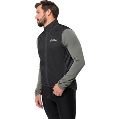 Jack Wolfskin Herr Morobbia Wind Vest M Vest svart, XXL, svart, XXL Jack Wolfskin Herr Morobbia Wind Vest M Vest svart, XXL, svart, XXL