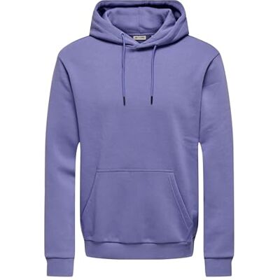 Only & Sons Onsceres Hoodie Sweat Noos, Twilight Purple, XS Only & Sons Onsceres Hoodie Sweat Noos, Twilight Purple, XS