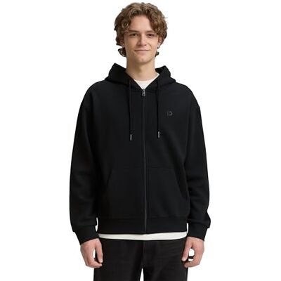 TOM TAILOR Denim herr sweatjacka, 29999 Svart, XL TOM TAILOR Denim herr sweatjacka, 29999 Svart, XL