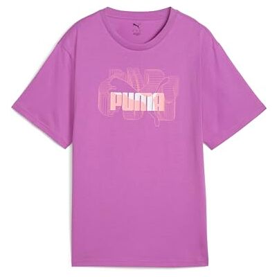 PUMA Grafik staplat nr. 1 logo avslappnad t-shirt PUMA Grafik staplat nr. 1 logo avslappnad t-shirt