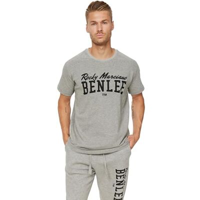 BENLEE Herr-t-shirt, normal passform, Donley, Marl grå/svart, 3XL BENLEE Herr-t-shirt, normal passform, Donley, Marl grå/svart, 3XL