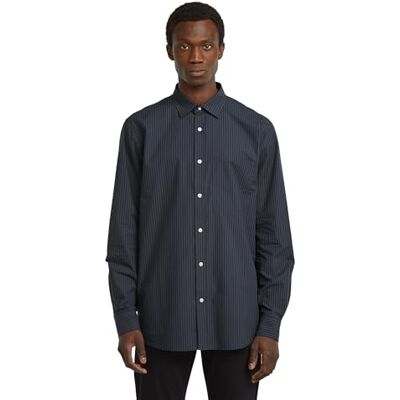 G-STAR One Pkt Regular Shirt LS T-shirt, Flerfärgad (India Ink Bold Stripe D28117-c667-h623), XXL herr, Flerfärgad (India Ink Bold Stripe D28117-c667-h623), XXL G-STAR One Pkt Regular Shirt LS T-shirt, Flerfärgad (India Ink Bold Stripe D28117-c667-h623), XXL herr, Flerfärgad (India Ink Bold Stripe D28117-c667-h623), XXL