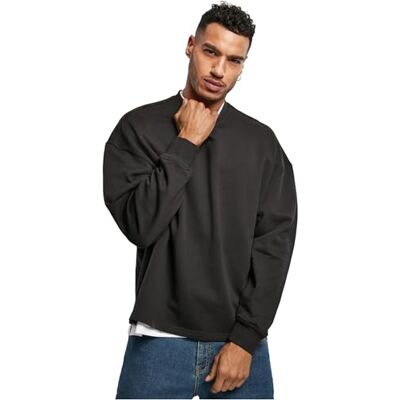 Urban Classics Herr ekologisk överdimensionerad boxy Crew sweatshirt, Ekologisk överdimensionerad boxy Crew, S Urban Classics Herr ekologisk överdimensionerad boxy Crew sweatshirt, Ekologisk överdimensionerad boxy Crew, S