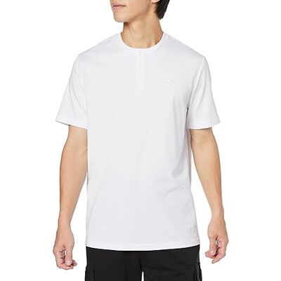 Oakley mäns Relax Henley Tee 2.0, Vitt, L Oakley mäns Relax Henley Tee 2.0, Vitt, L