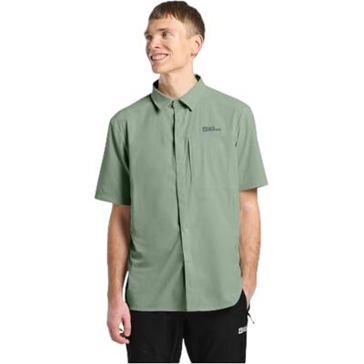 Jack Wolfskin Vandra S/S Shirt M Skjorta, Eukalyptus, XL, eukalyptus, XL Jack Wolfskin Vandra S/S Shirt M Skjorta, Eukalyptus, XL, eukalyptus, XL