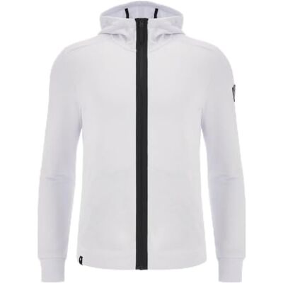 Macron Athleisure Scd Naxos Hoody Fzip Sweat Man Wht Sweatshirt herr Macron Athleisure Scd Naxos Hoody Fzip Sweat Man Wht Sweatshirt herr
