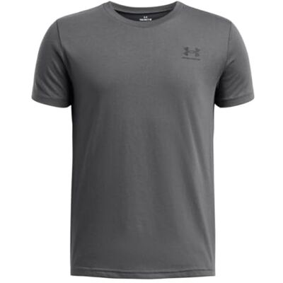 Under Armour UA B Sportstyle LC SS – tonhöjd grå/svart – YXL Under Armour UA B Sportstyle LC SS – tonhöjd grå/svart – YXL