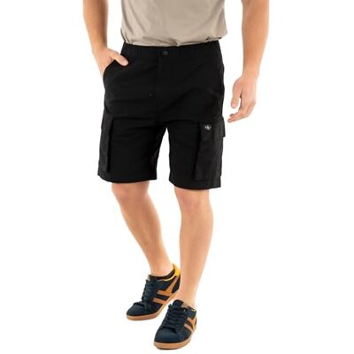 Calvin CK JEANS Herr tvättad cargo kort J30J327376, svart (svart (svart), 32W, Svart (k svart), 32W Calvin CK JEANS Herr tvättad cargo kort J30J327376, svart (svart (svart), 32W, Svart (k svart), 32W