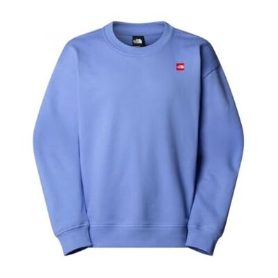 THE NORTH FACE Unisex AXYS Oversized Crew Tröja, Virtual Blue, L THE NORTH FACE Unisex AXYS Oversized Crew Tröja, Virtual Blue, L