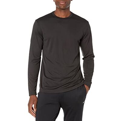 Amazon Essentials herr Performance Tech långärmad t-shirt, svart, Large Amazon Essentials herr Performance Tech långärmad t-shirt, svart, Large