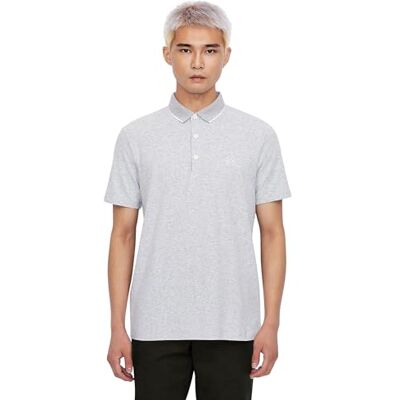 Giorgio Armani Polo herr, Grå (B09b ljunggrå 8m9z-3929), XL Giorgio Armani Polo herr, Grå (B09b ljunggrå 8m9z-3929), XL
