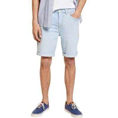 Springfield Herr Bermudas denim smal, Azul Claro, 28 Springfield Herr Bermudas denim smal, Azul Claro, 28