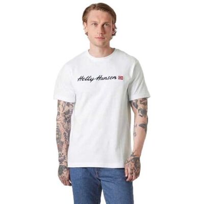 Helly Hansen herr Core Graphic T 2.0, vit, M, Vitt, M Helly Hansen herr Core Graphic T 2.0, vit, M, Vitt, M