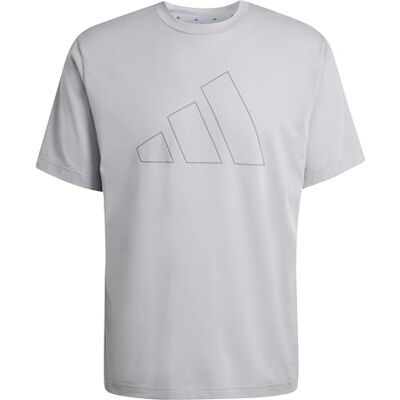 adidas Mezczyzni WORKOUT ESSENTIALS FEELREADY LOGO T-SHIRT, halo silver, L adidas Mezczyzni WORKOUT ESSENTIALS FEELREADY LOGO T-SHIRT, halo silver, L