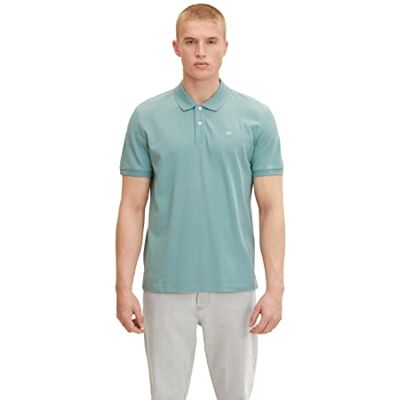 TOM TAILOR Herr Basic Piqué pikétröja 1031006, 12881 Salvia, XS TOM TAILOR Herr Basic Piqué pikétröja 1031006, 12881 Salvia, XS