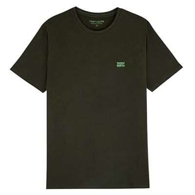 Teddy Smith T-shirt herr, Militär Khaki, M Teddy Smith T-shirt herr, Militär Khaki, M