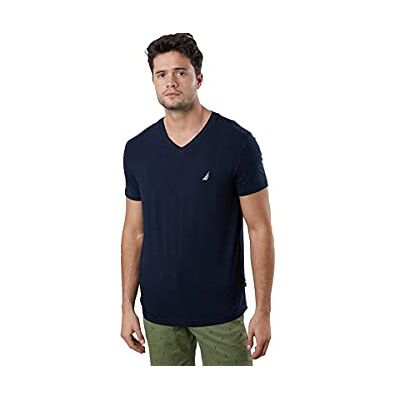 Nautica herr kortärmad solid smal passform v-ringad t-shirt, Marinblått Xsp, M Nautica herr kortärmad solid smal passform v-ringad t-shirt, Marinblått Xsp, M
