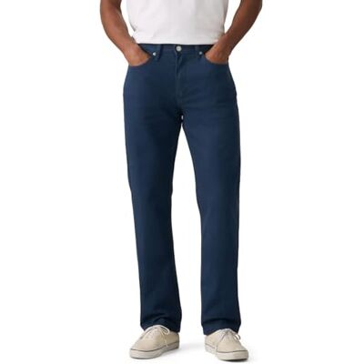 Levi's 514 Straight Byxor, Marinblå Blazer, 32W x 34l Män Levi's 514 Straight Byxor, Marinblå Blazer, 32W x 34l Män
