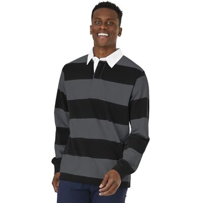 Charles River Apparel Herrskjorta, Svart/grå, XL Charles River Apparel Herrskjorta, Svart/grå, XL